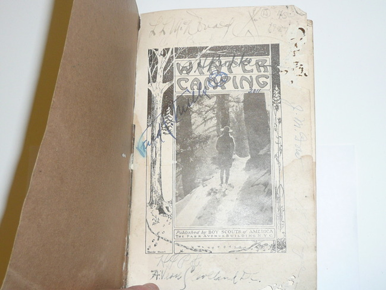 1927 Winter Camping Handbook, Limited Edition, Signed By Key Scouting Executives