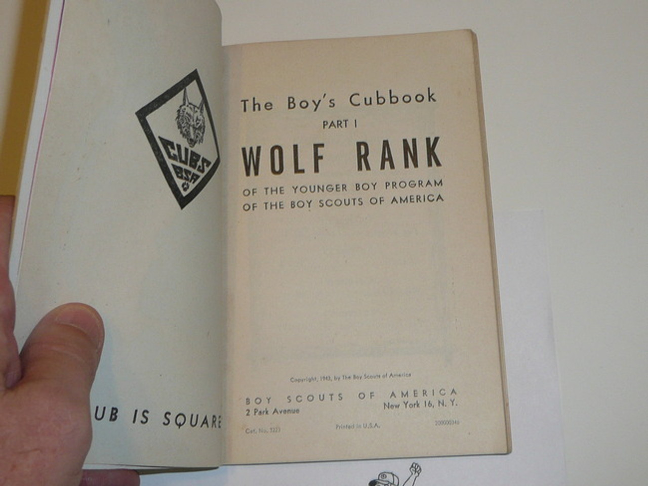 1943 Wolf Rank Handbook, 3-46 Printing