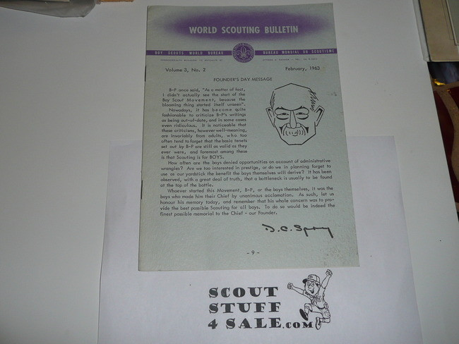 1963 World Scouting Bulletin