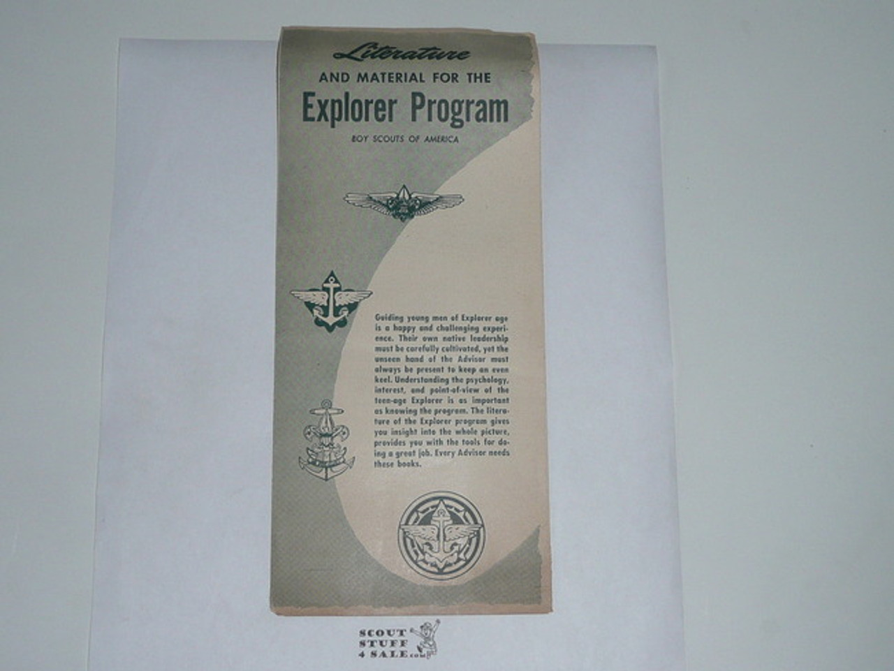 1940's Literature and Material for the Explorer Program