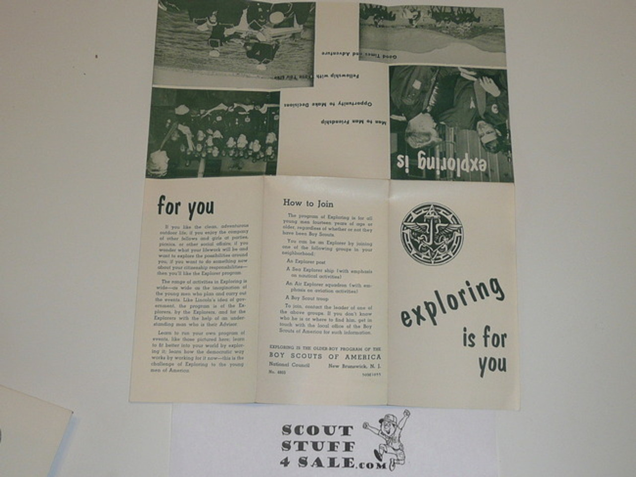 1955 Exploring is for You Pamphlet