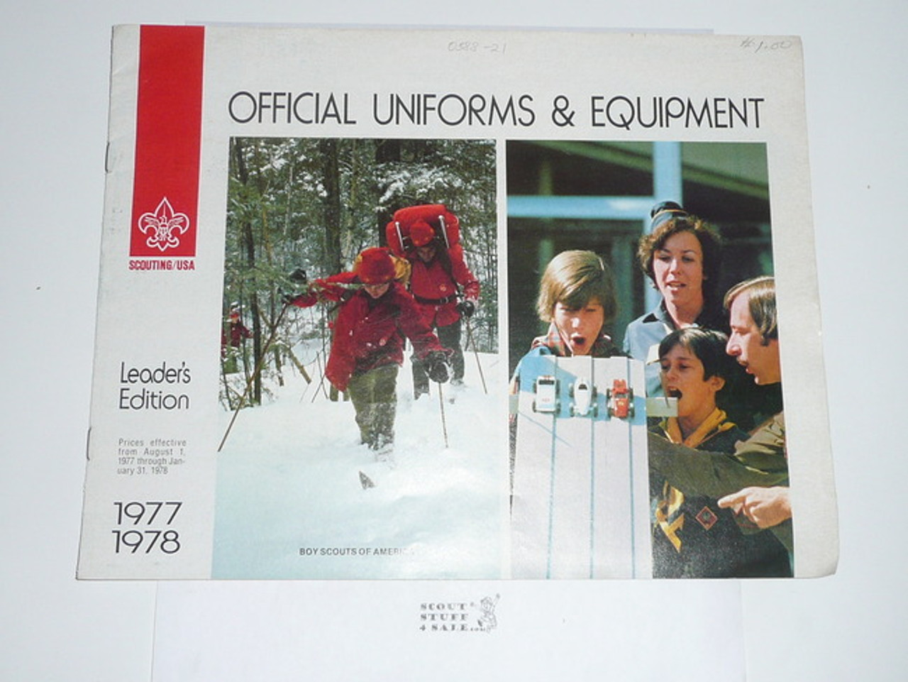 19771978 Winter Leader's Boy Scout Equipment Catalog