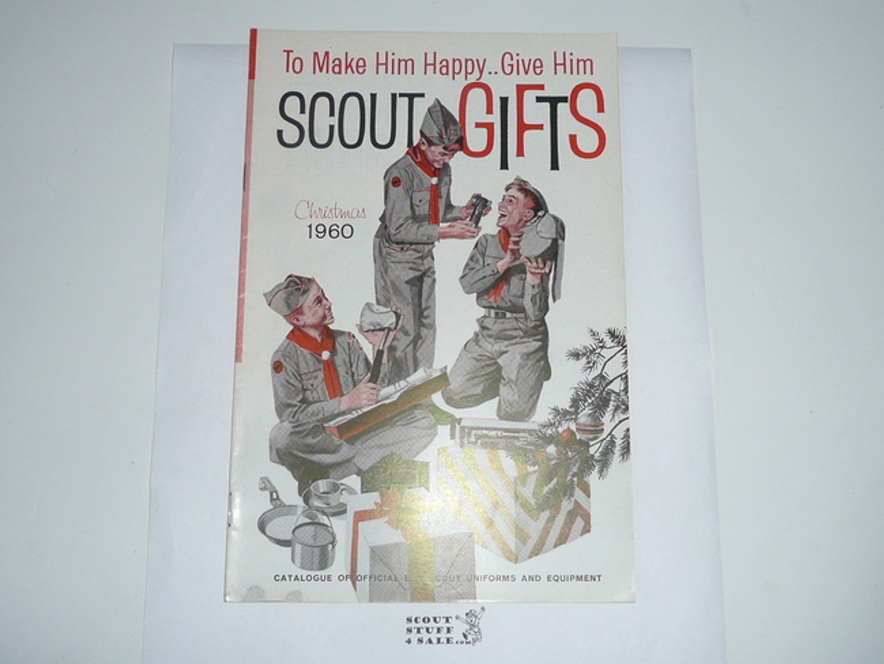 1960 Christmas Boy Scout Older Boys Pictured Equipment Catalog