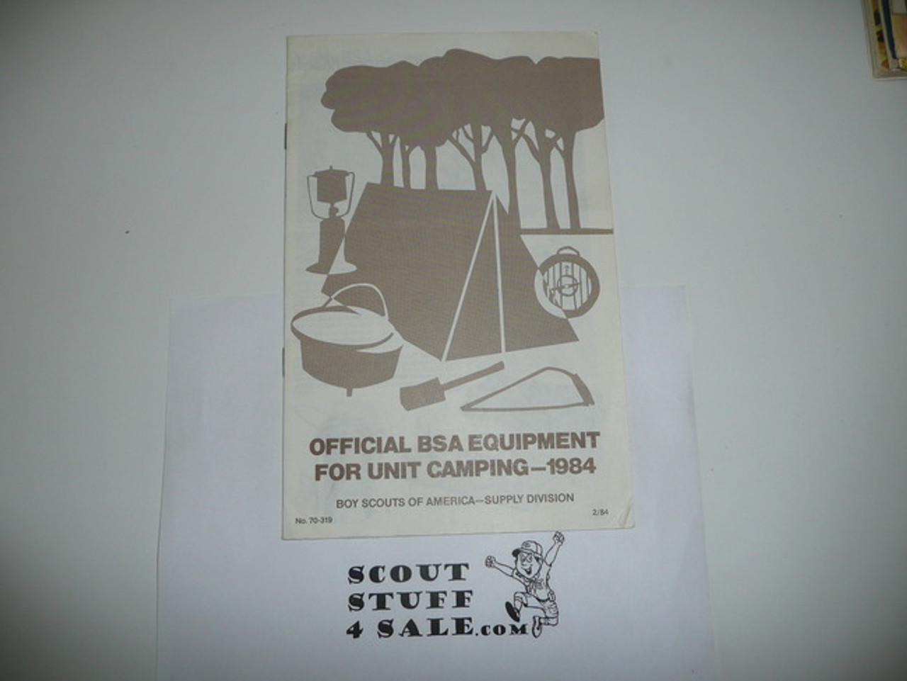 1984 Equipment Catalog for Unit Camping