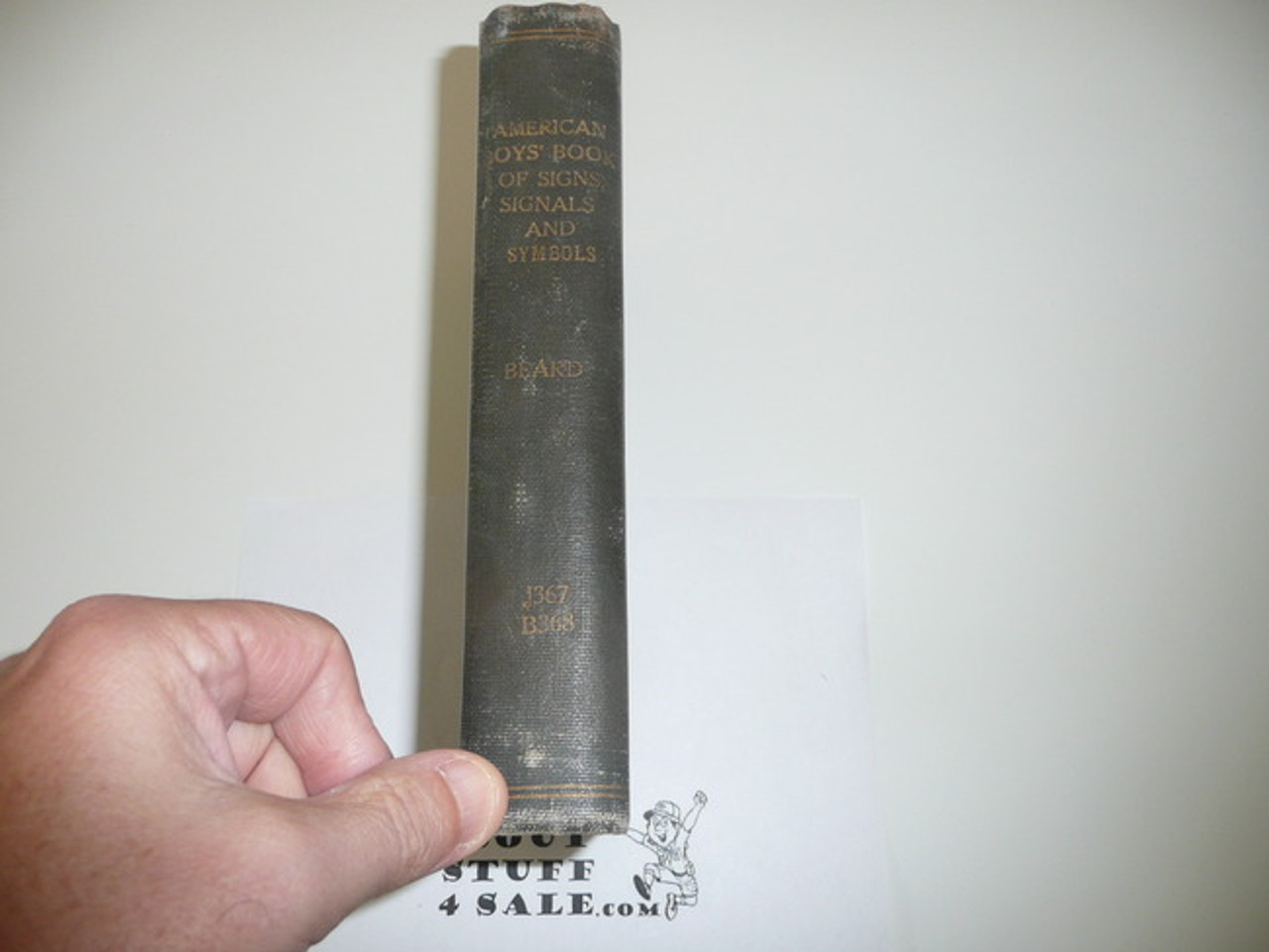 1918 American Boys Book of Signs, Signals, and Symbols, 1st Printing, Used in Library