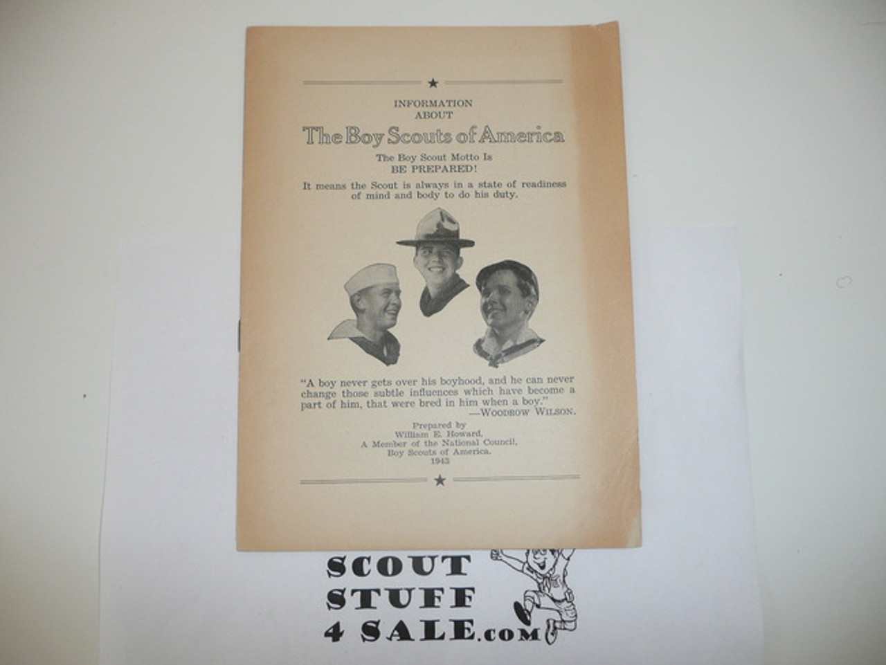 1943 Information About the Boy Scouts of America