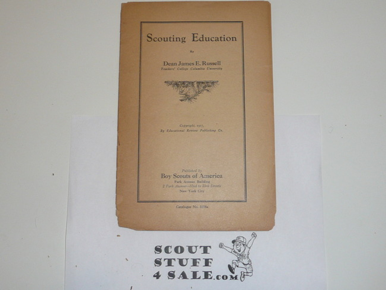 Scouting Education, Boy Scout Service Library, No Cover Printing, 1917