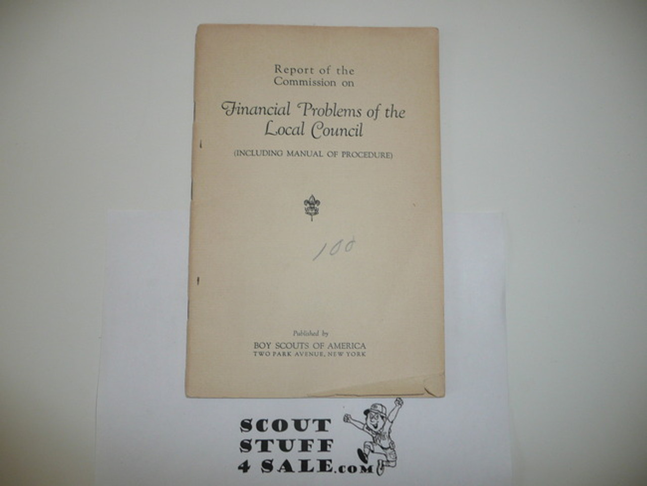 1927 Report of the Commission on Financial Problems of the Local Councils