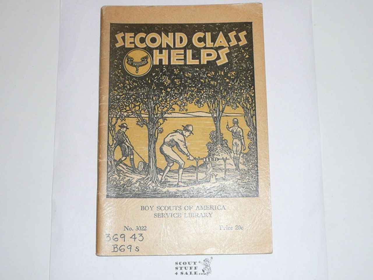 Second Class Helps, 8-36 Printing, Boy Scout Service Library