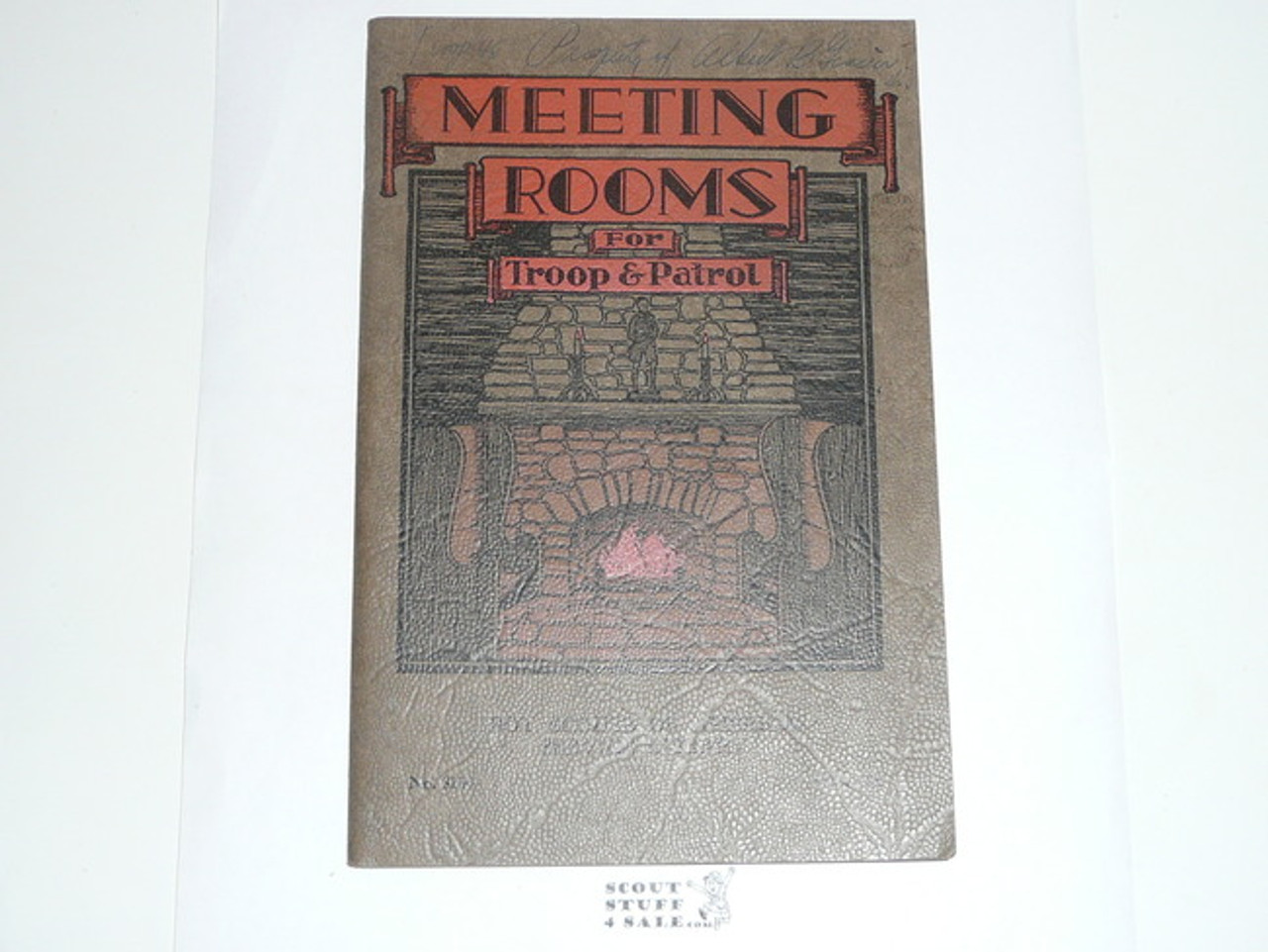 Meeting Rooms For Troop and Patrol, 1931 Printing, Boy Scout Service Library