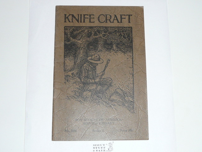 Knife Craft, 1929 Printing, Boy Scout Service Library