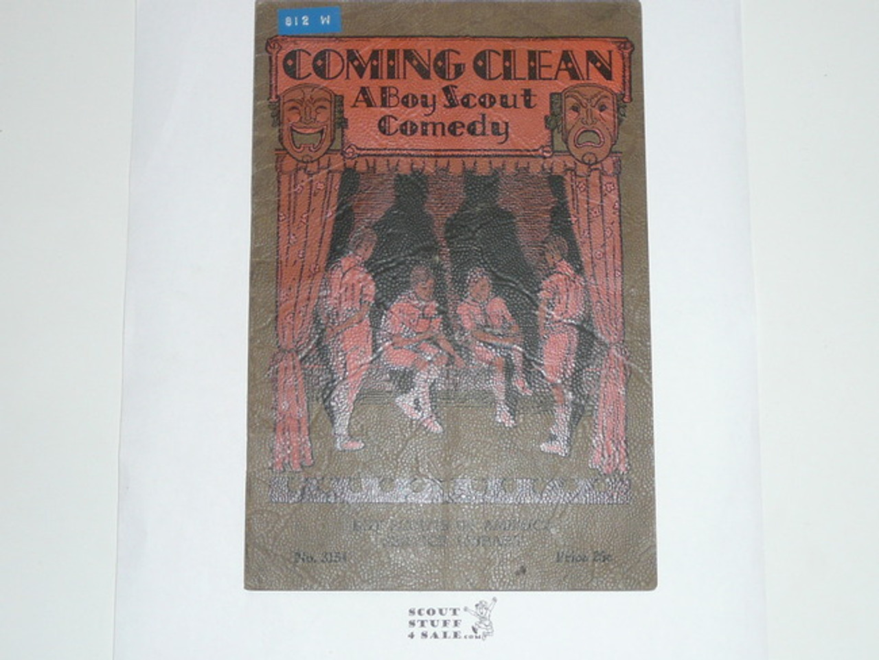 Coming Clean, A Boy Scout Comedy, 1931 Printing, Boy Scout Service Library