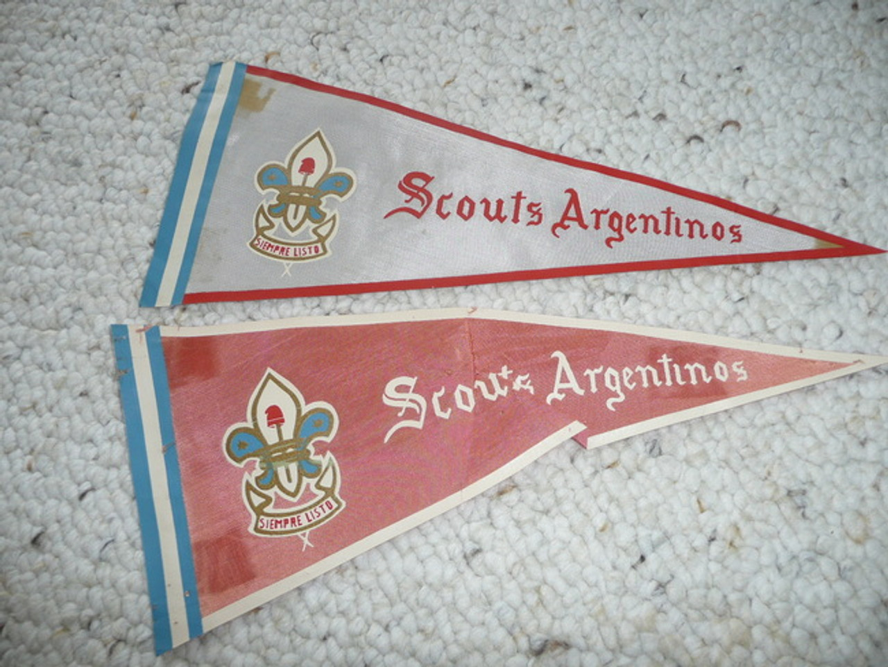 Old Argentinian Boy Scout Pennants