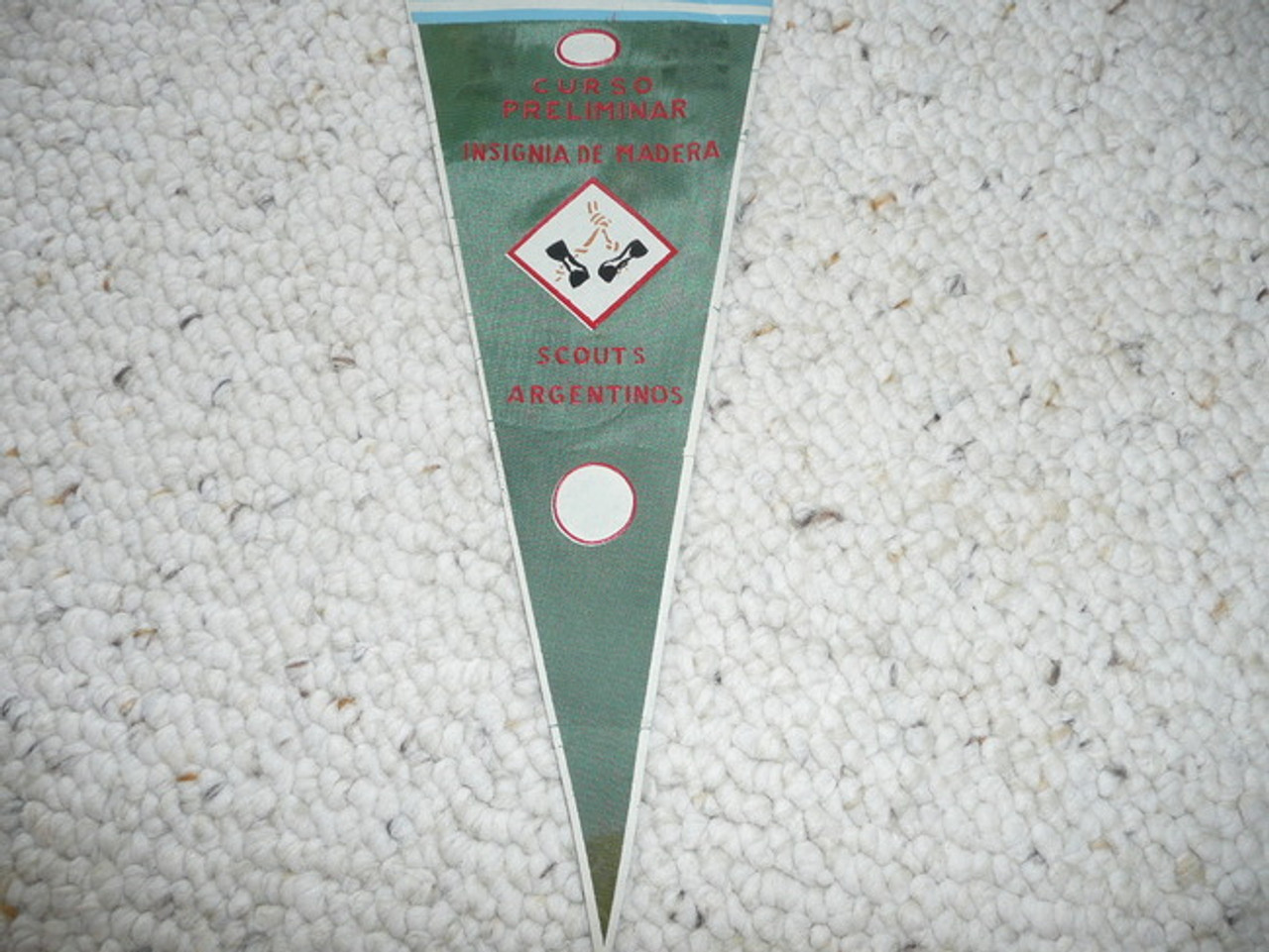 Old Argentinian Boy Scout Pennant