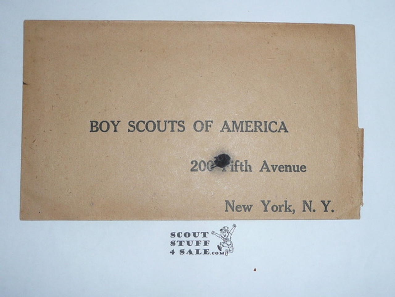 Teens Boy Scouts of America 200 5th Avenue Return Envelope