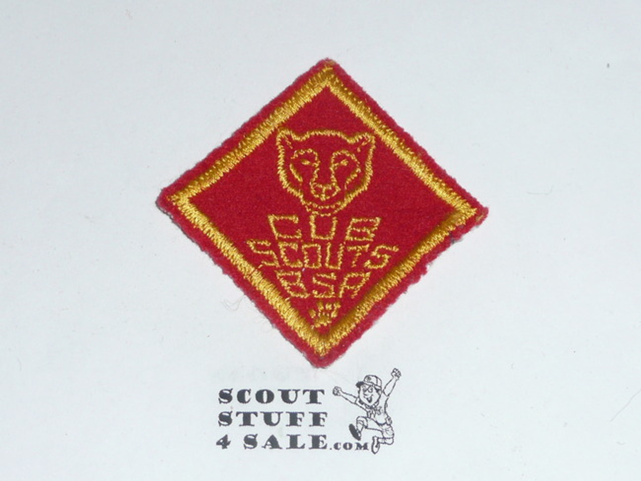 Bear Cub Scout Rank, felt, lt use