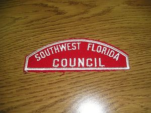 Southwest Florida Council Red/White Council Strip-Scout