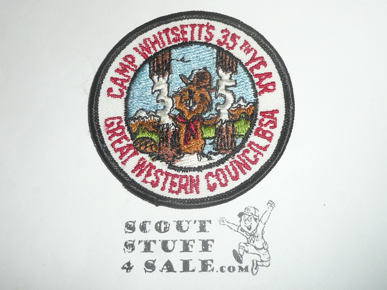 1983 Camp Whitsett STAFF Patch - Scout