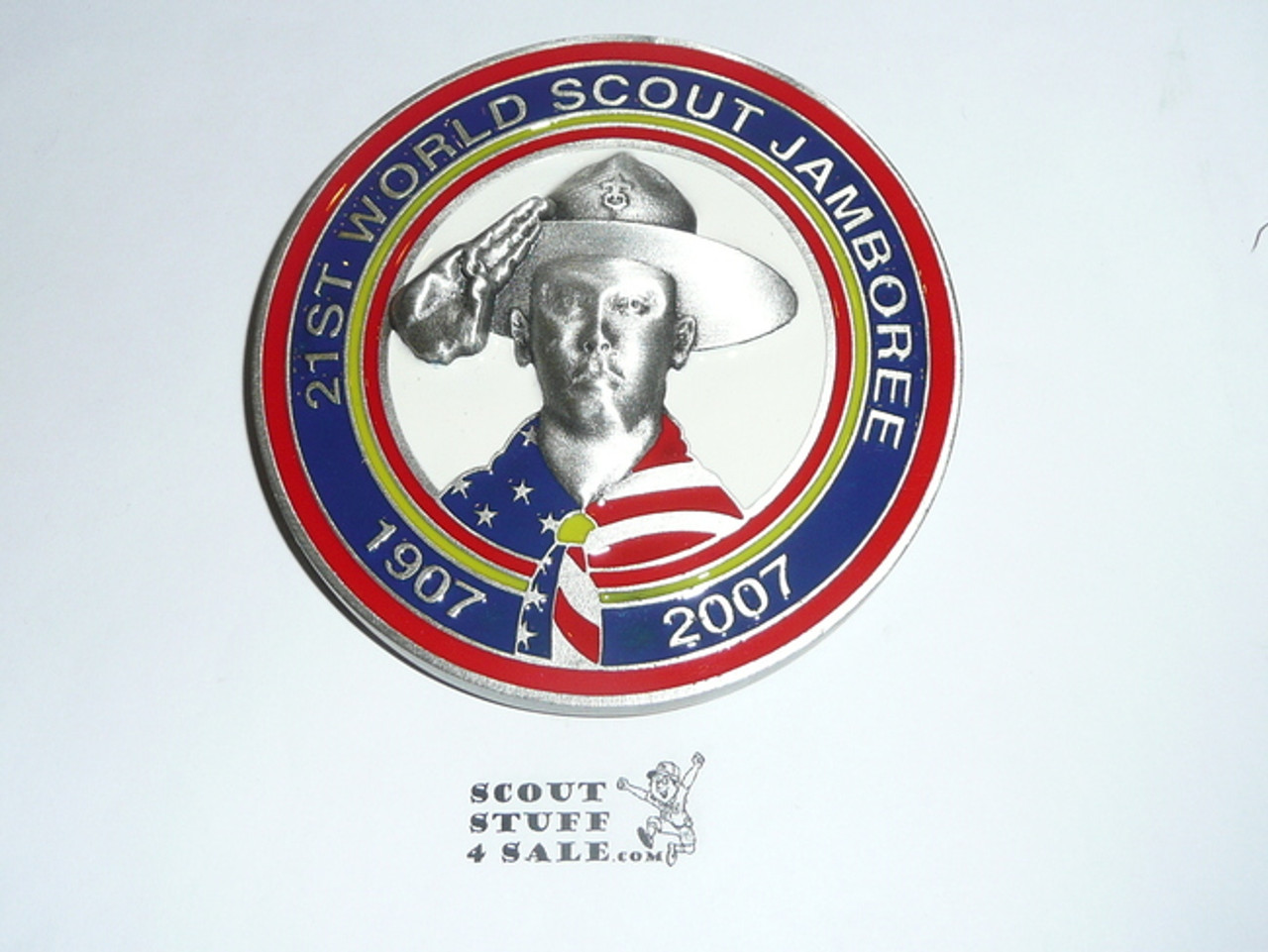 2007 Boy Scout World Jamboree USA Contingent Paper Weight