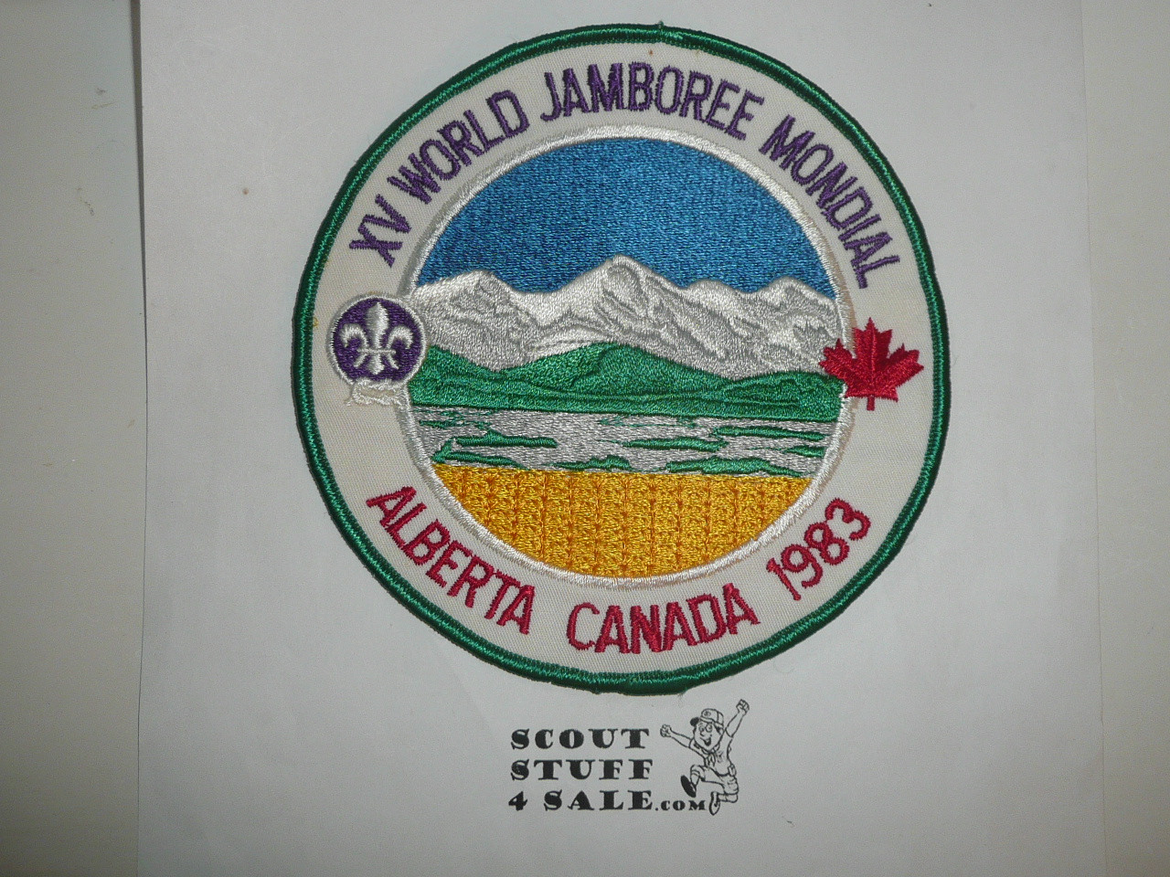 1983 Boy Scout World Jamboree Official Jacket Patch