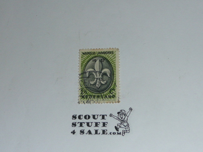 1937 Boy Scout World Jamboree Cancelled Stamp