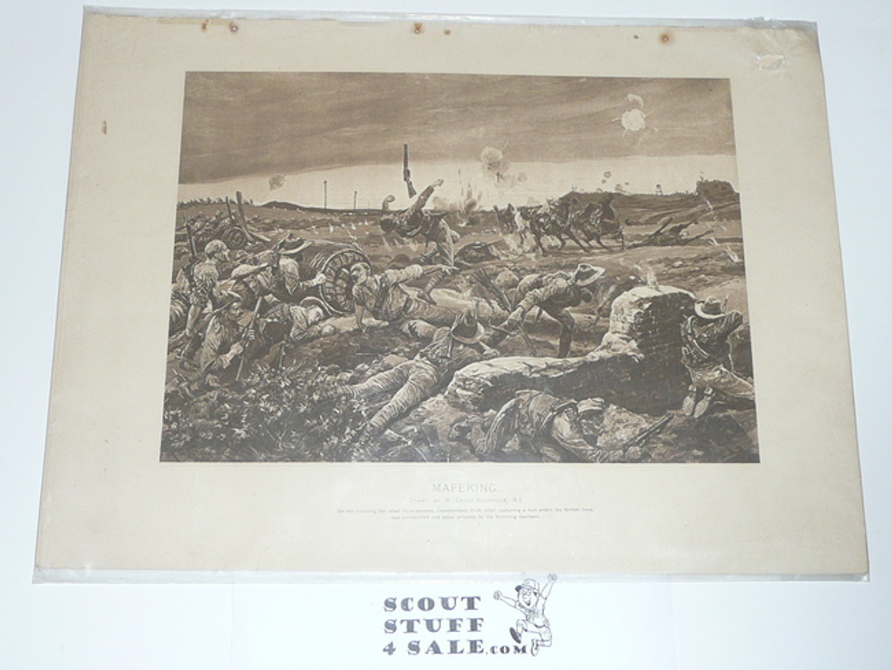 Print of Mafeking Seige