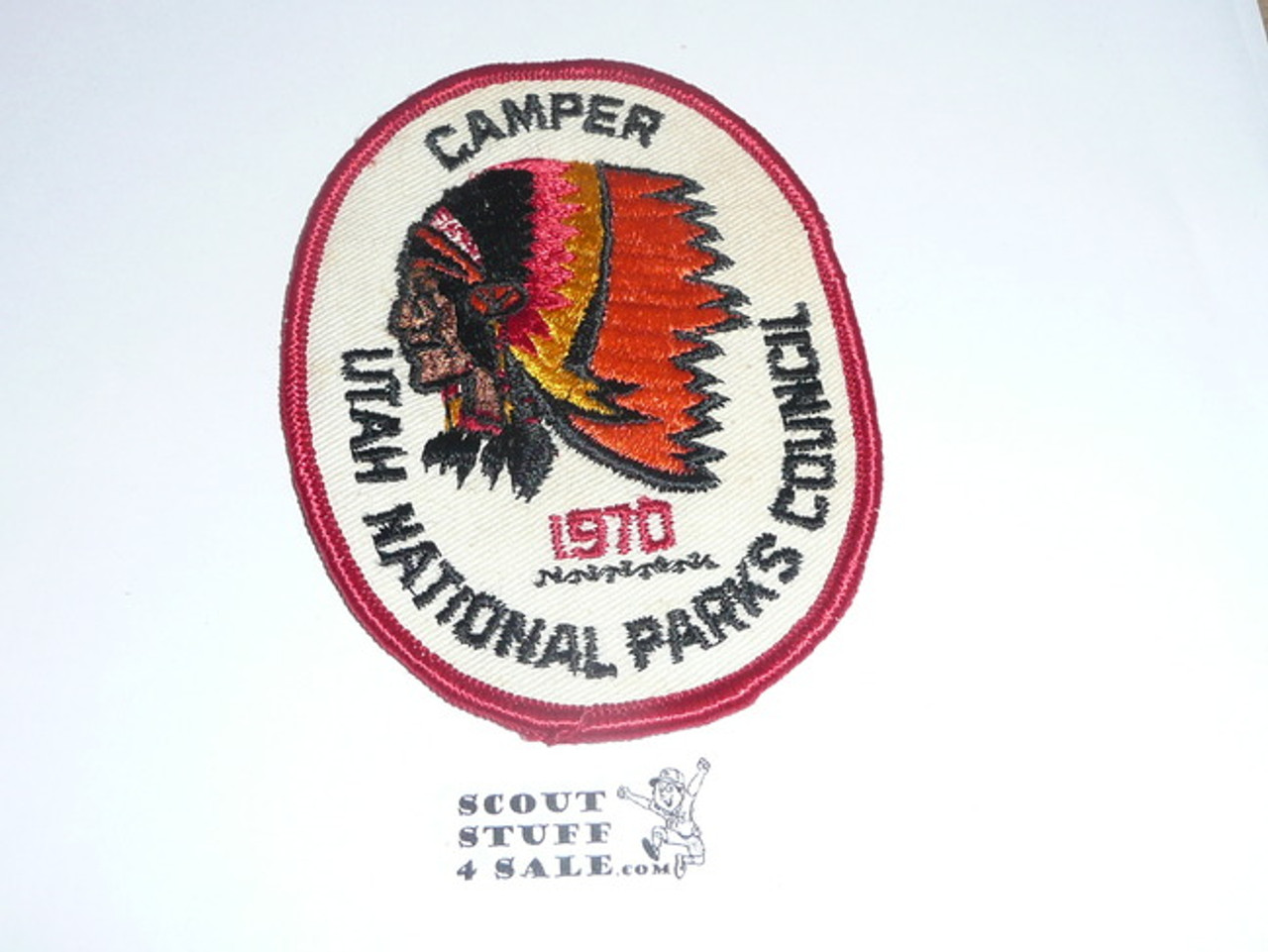 Utah National Parks Camper Patch 1970