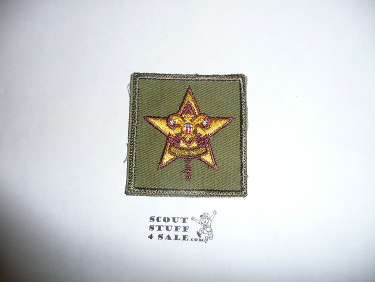 Star Rank Patch - 1955-1964 - Coarse Twill Type 11a