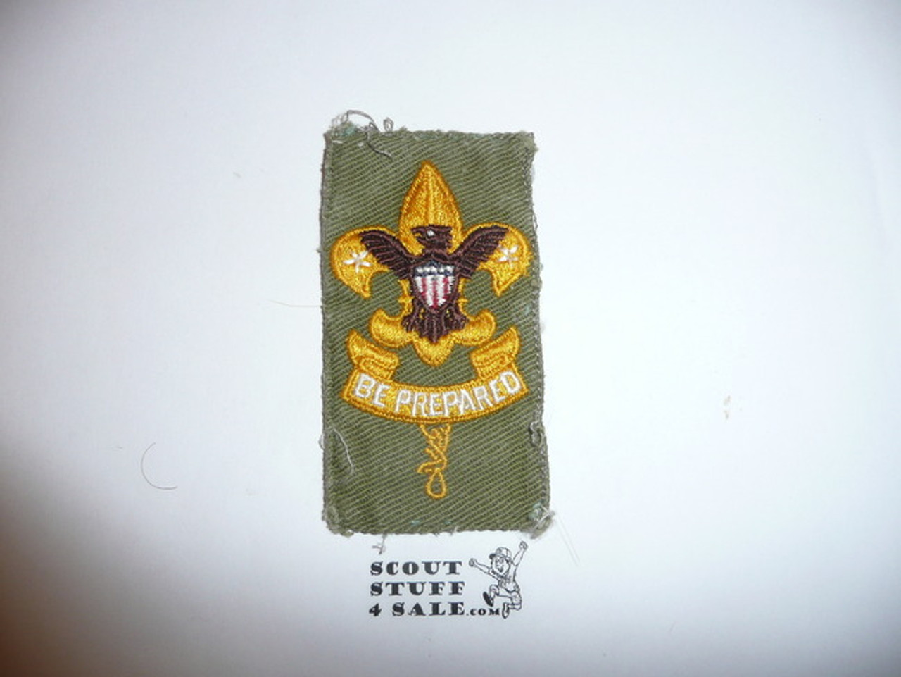 First Class Rank Patch - 1937-1942 - Khaki twill Type 9 - used