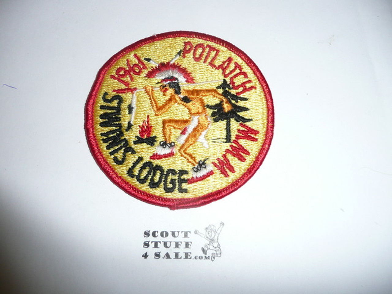 Order of the Arrow Lodge #252 Siwinis 1961 Potlatch Patch