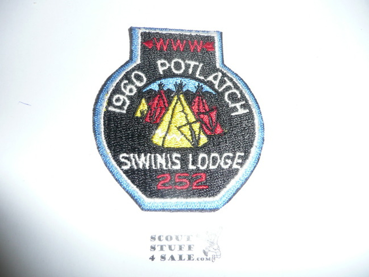 Order of the Arrow Lodge #252 Siwinis 1960 Potlatch Patch