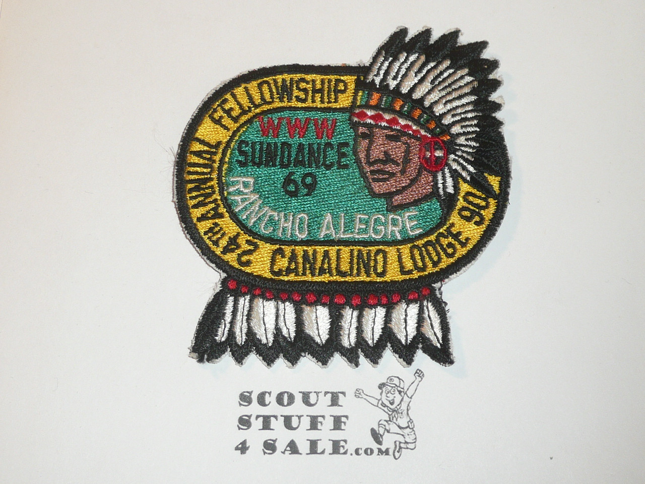 Order of the Arrow Lodge #90 Canalino 1969 Sundance Patch