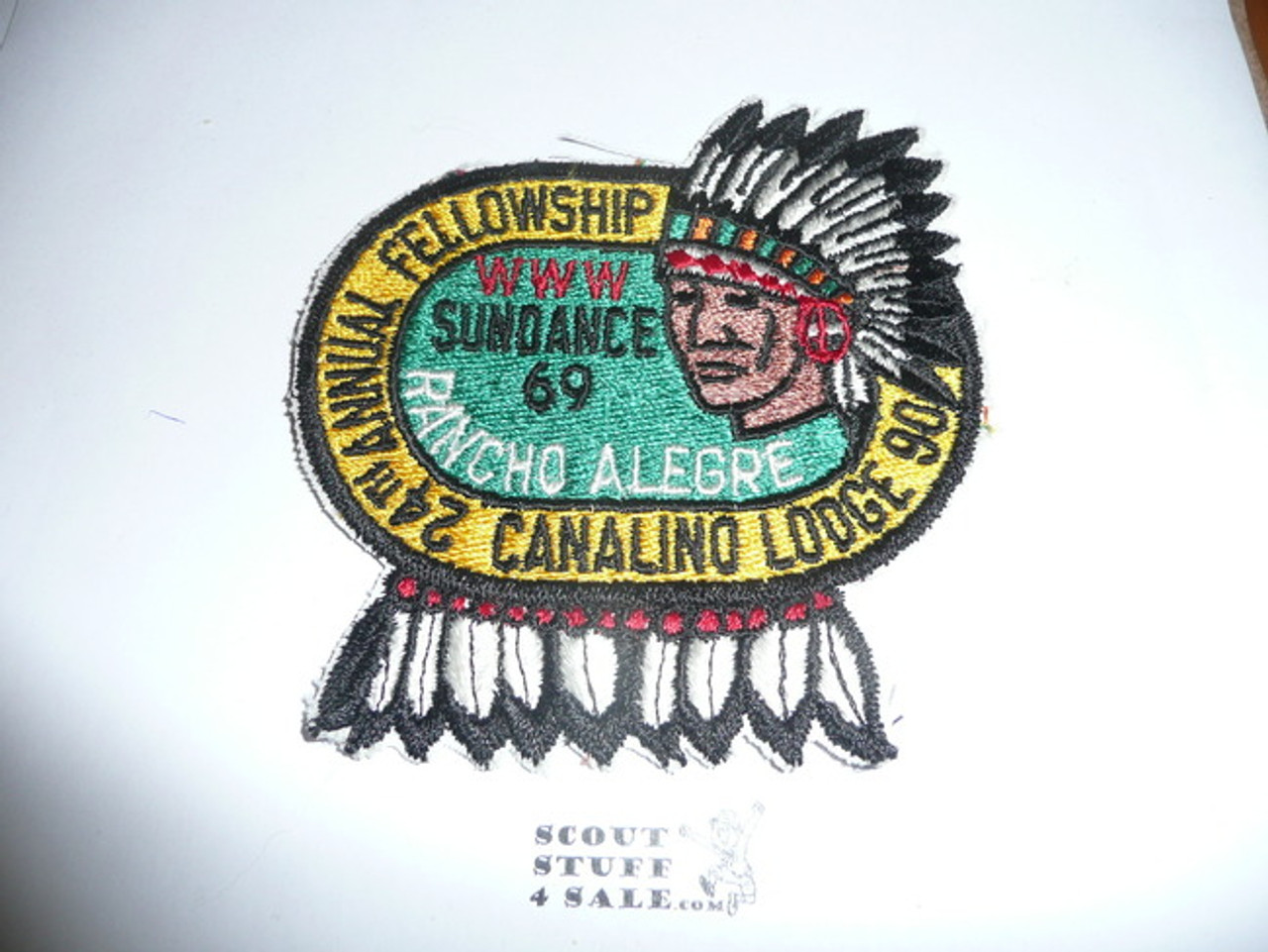 Order of the Arrow Lodge #90 Canalino 1969 Sundance Patch
