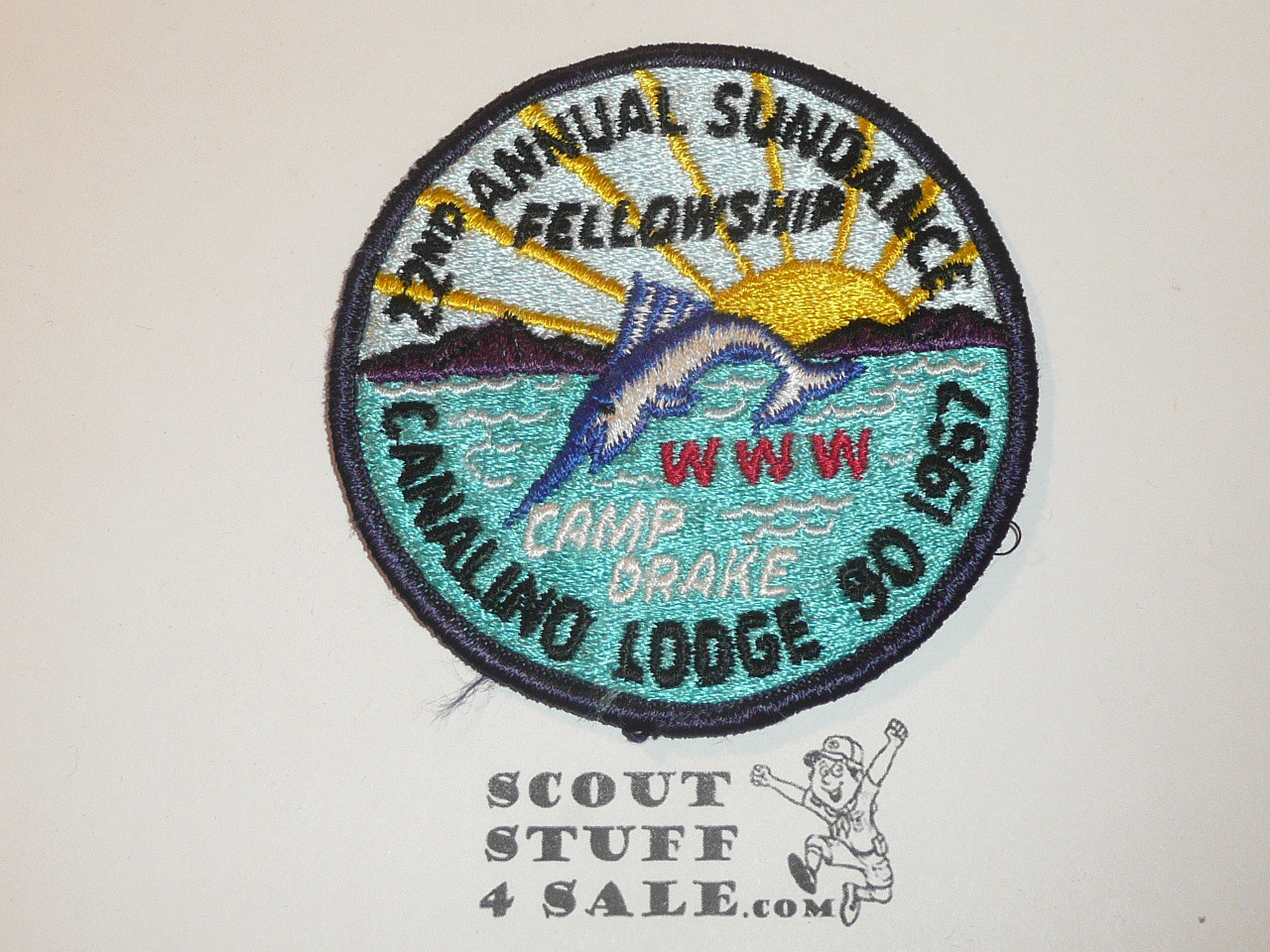 Order of the Arrow Lodge #90 Canalino 1967 Sundance Patch
