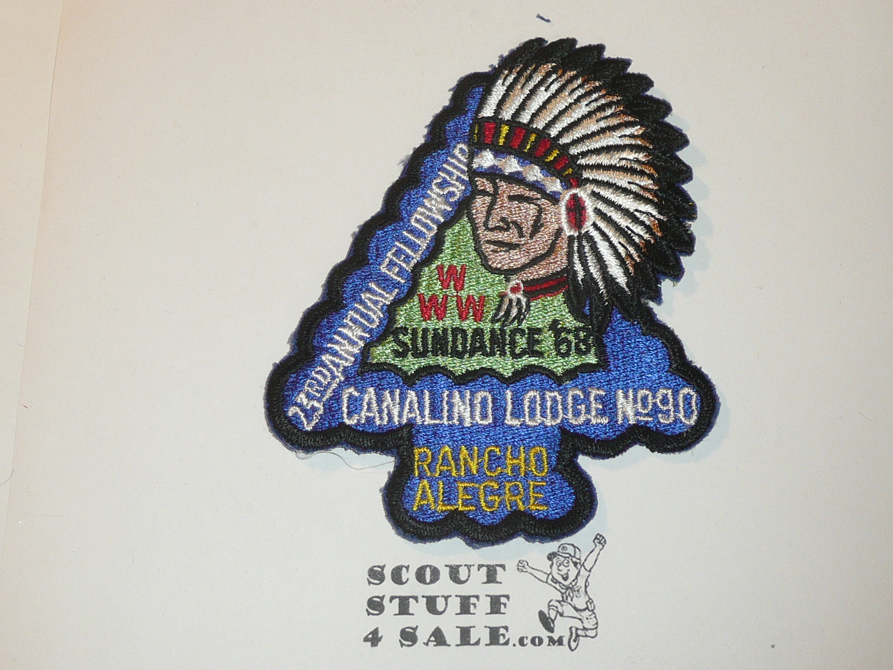 Order of the Arrow Lodge #90 Canalino 1968 Sundance Patch