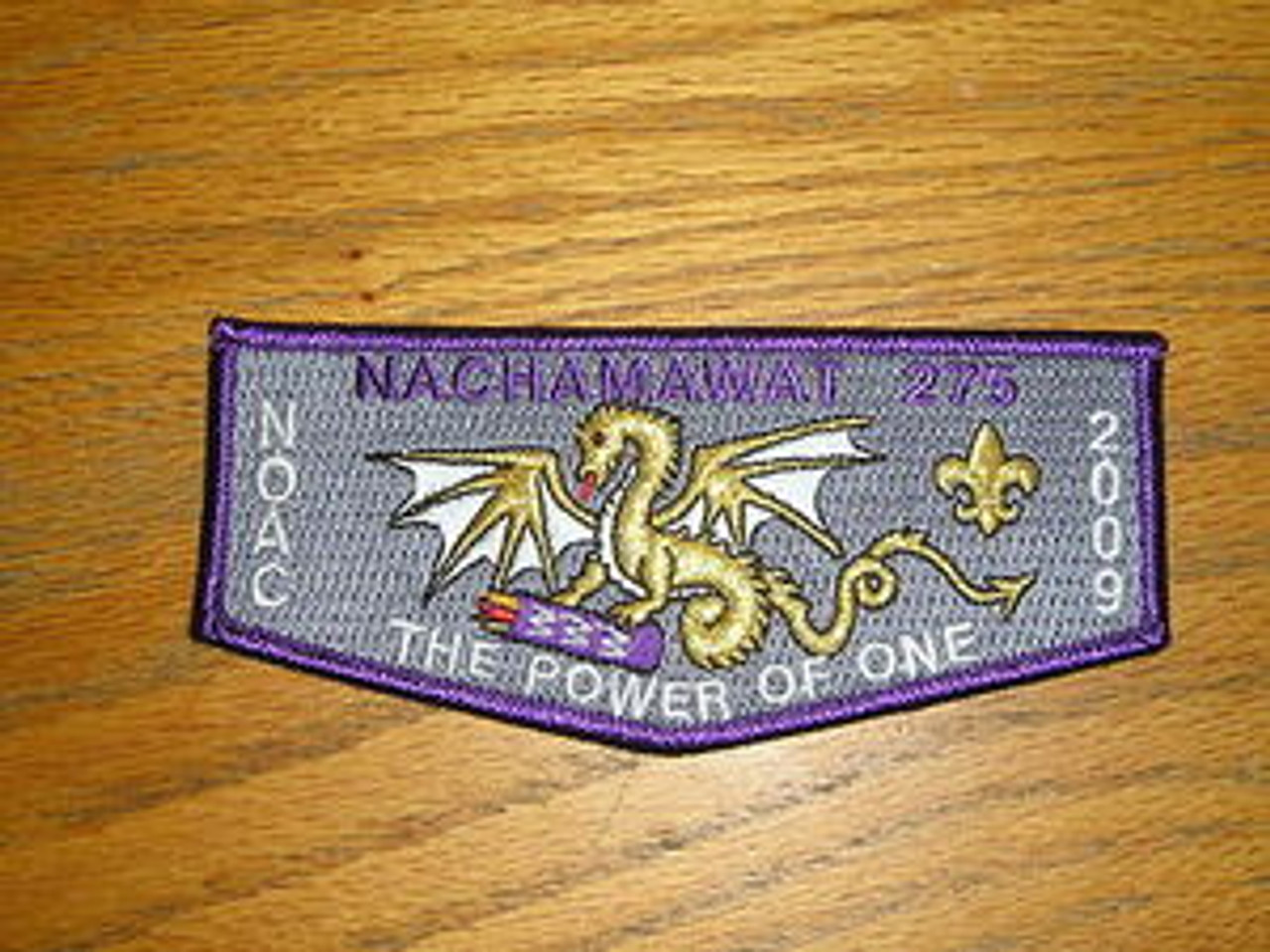 Order of the Arrow Lodge #275 Nachamawat 2009 NOAC Flap Patch
