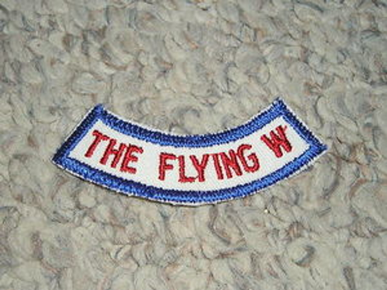 Camp Whitsett The Flying W Arc Patch - Scout