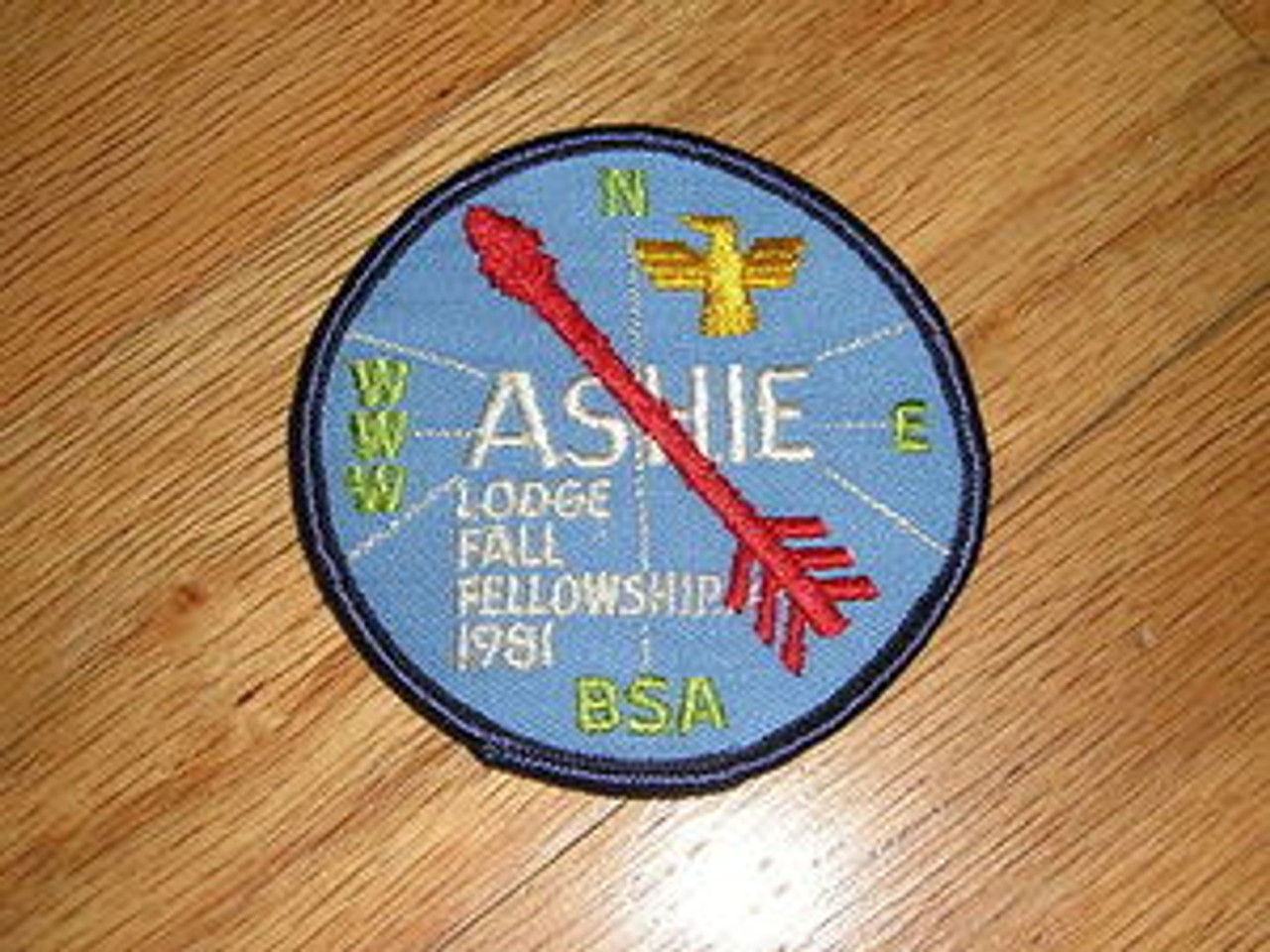 Order of the Arrow Lodge #436 Ashie 1981 Fellowship Patch - Scout