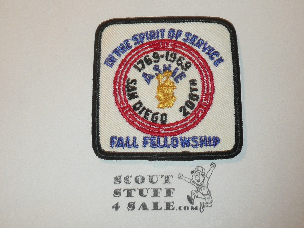 Order of the Arrow Lodge #436 Ashie 1969 Fellowship Patch - Scout