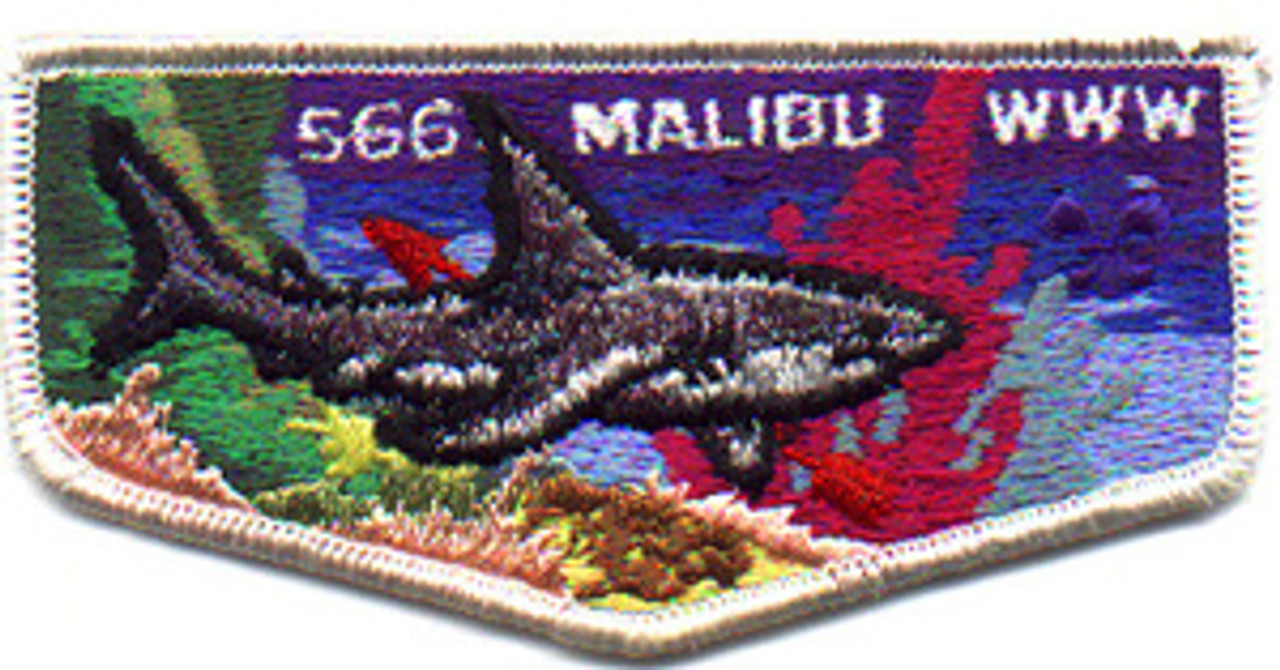 Order of the Arrow Lodge #566 Malibu 25 - s9 Flap Patches - Scout