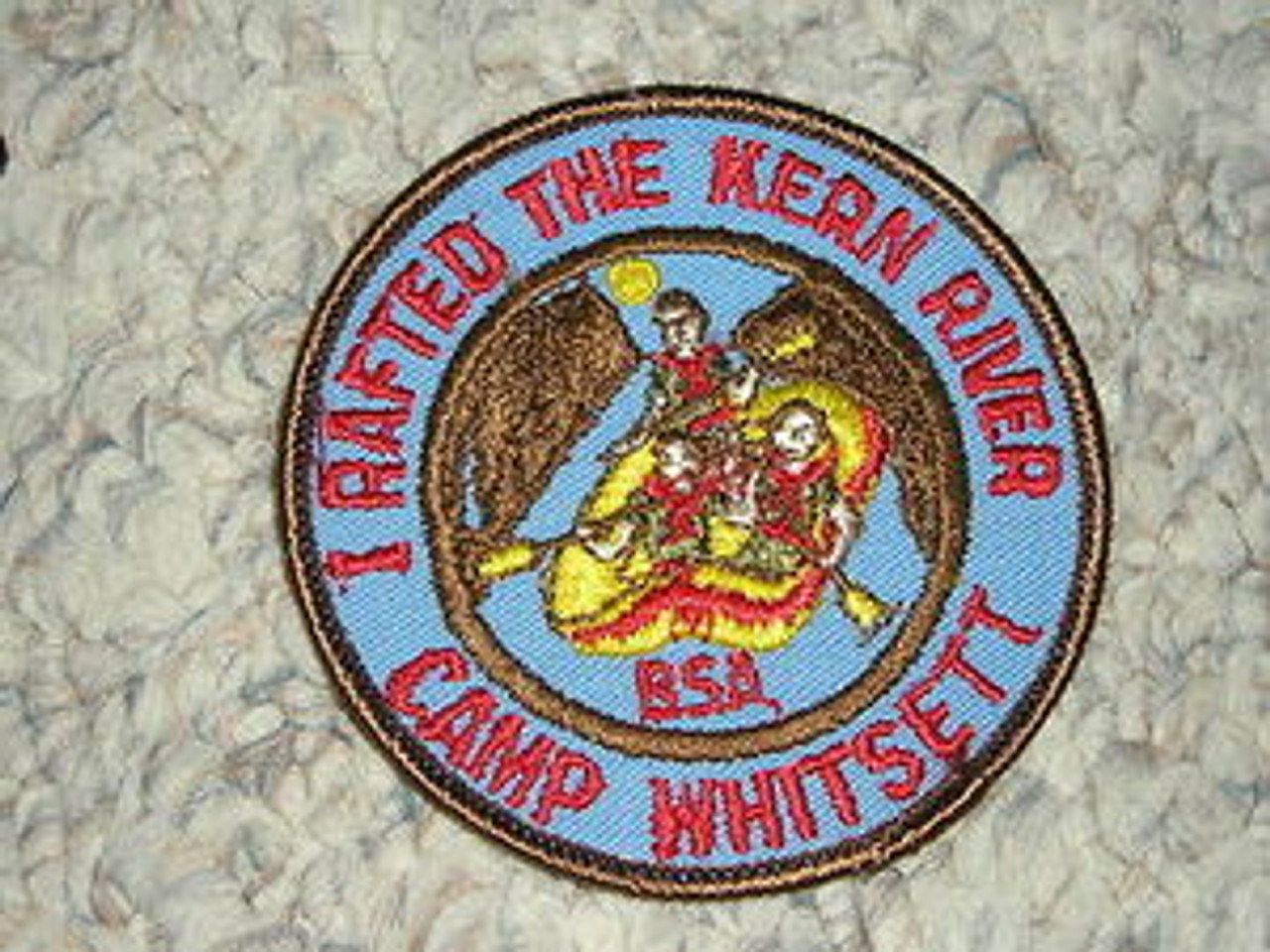 1990's Camp Whitsett River Rafting Patch - Scout