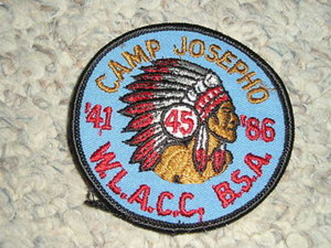 1986 Camp Josepho Patch - 45th Anniversary