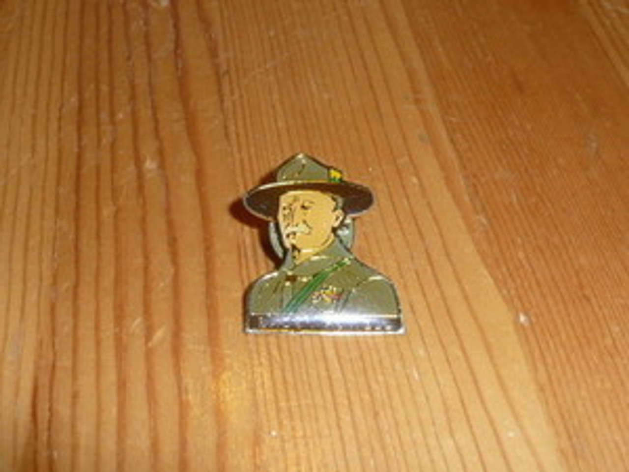 Baden Powell Bust Pin - Scout