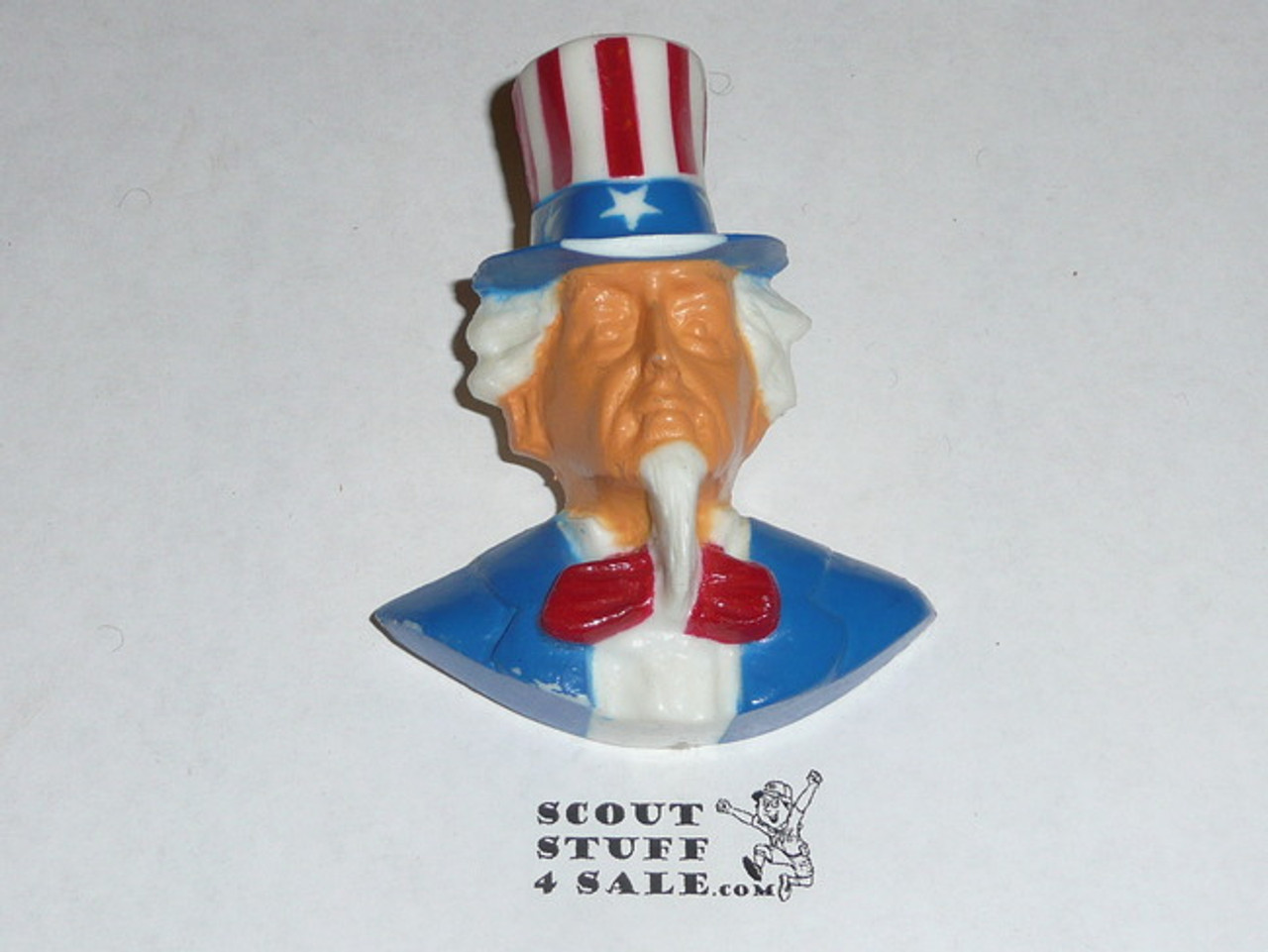 Uncle Sam Neckerchief Slide, by Torchy Plastics