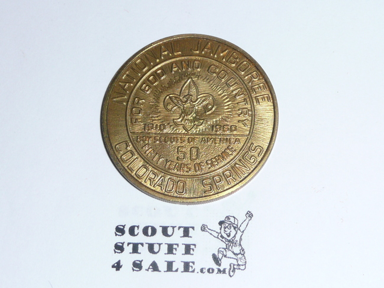 1960 National Jamboree Coin / Token Gold Color