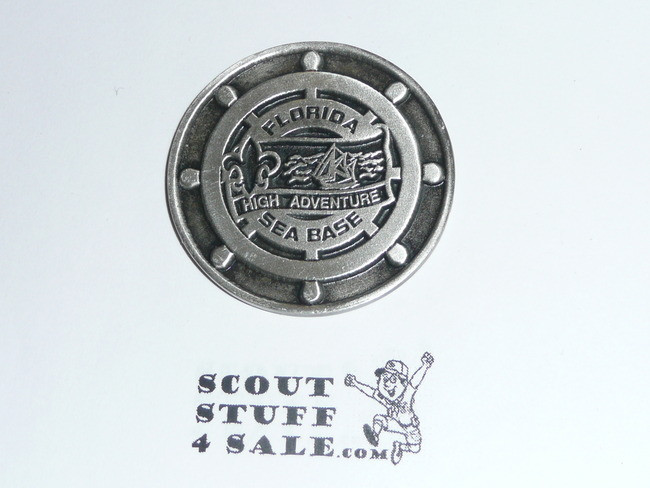 Florida Boy Scout Sea Base One Sided Coin / Token