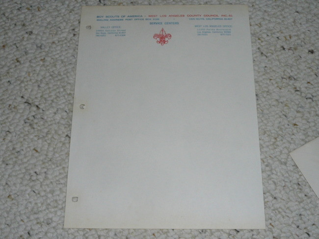 Great Western Council, 1970's Council Stationary, unused but 3 hole punched