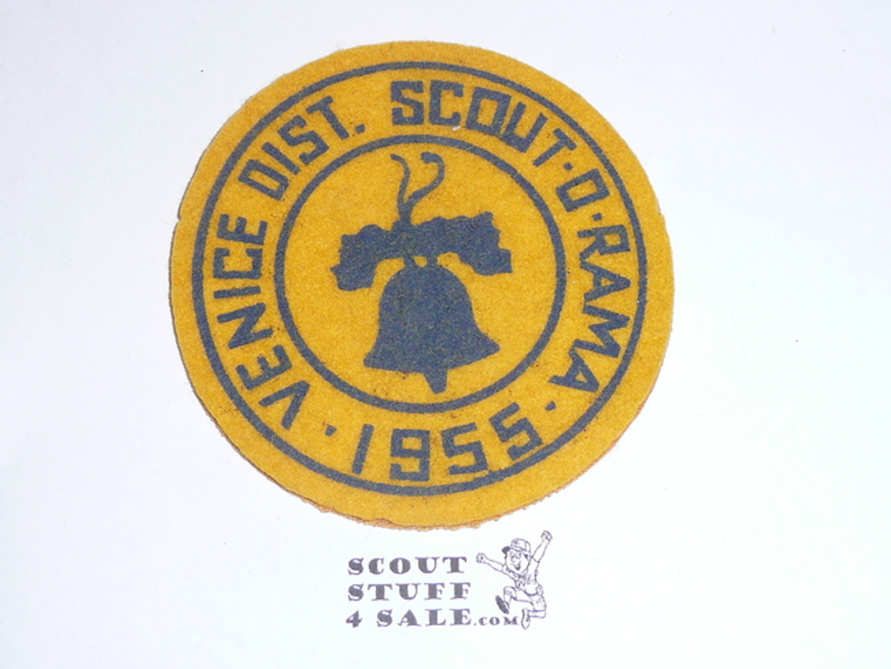 Crescent Bay Area Council, 1955 Venice District Scout-O-Rama Felt Patch