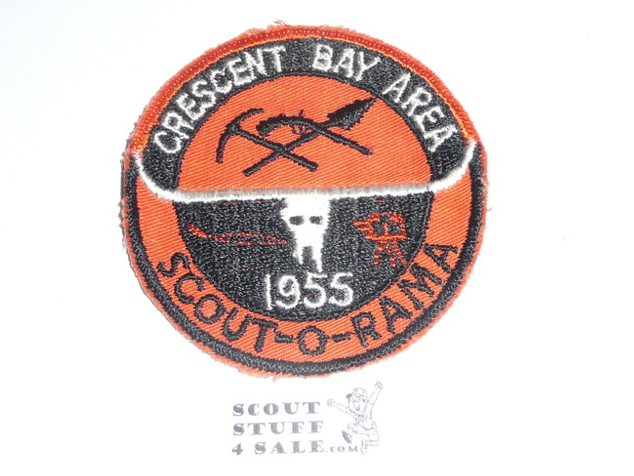 Crescent Bay Area Council, 1955 Scout-o-rama Patch