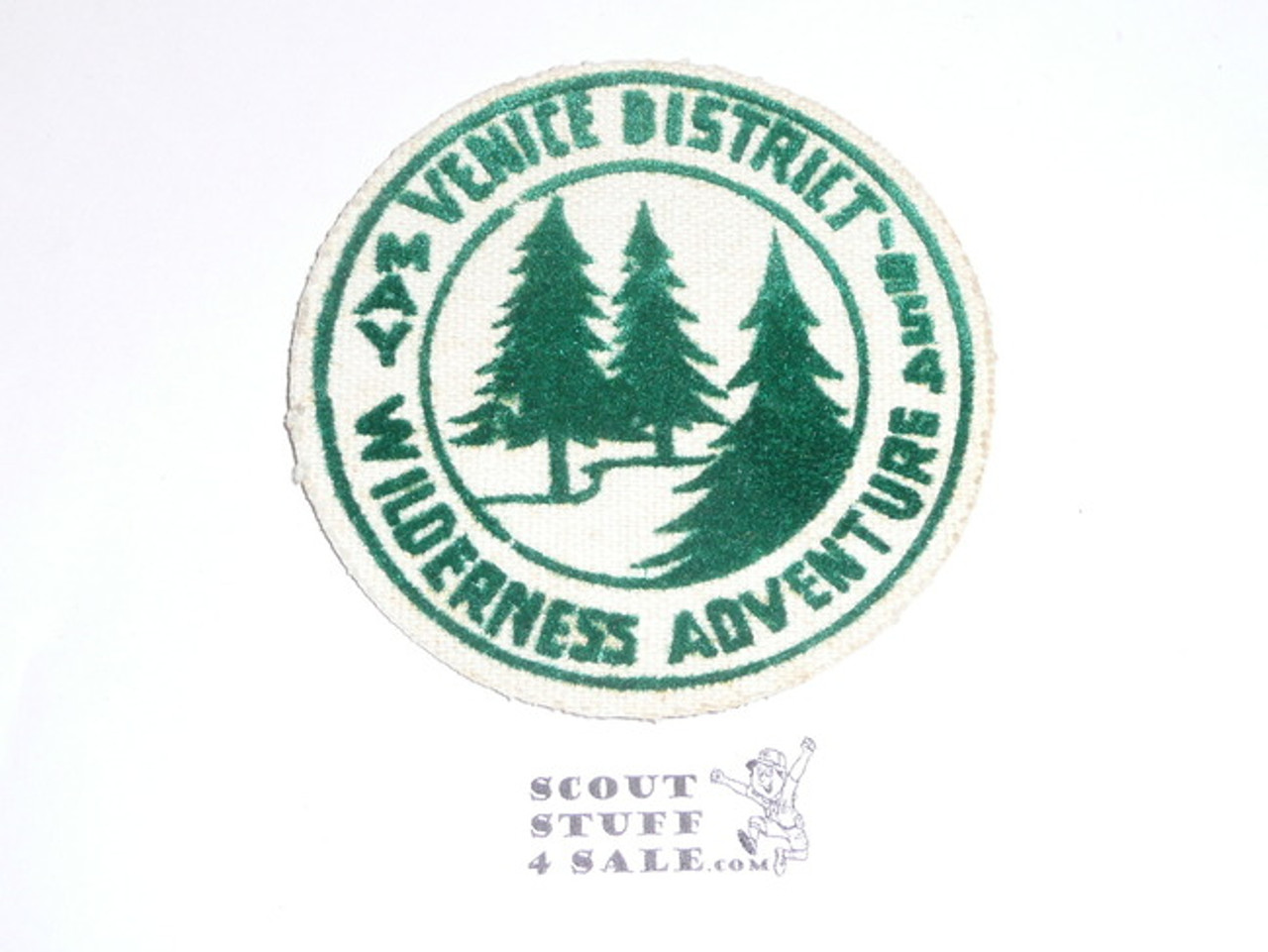Crescent Bay Area Council, 1954 Venice District Wilderness Adventure Patch